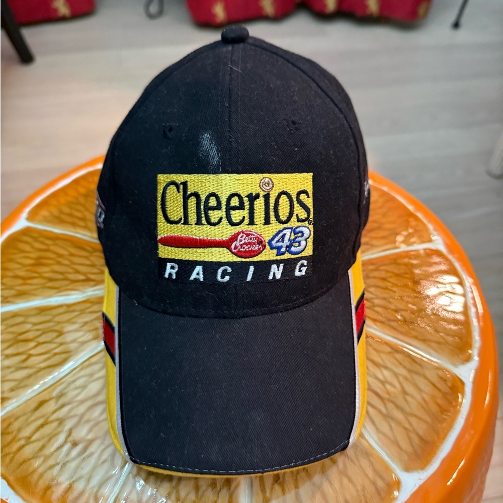 Nascar Cheerios vintage Black and Yellow Racing Hat